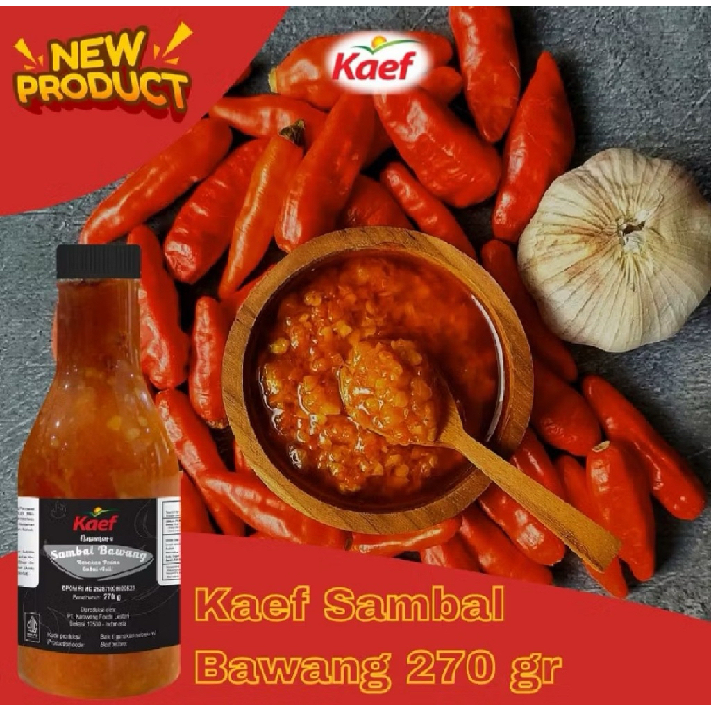 Kaef Sambal Bawang 270 gr