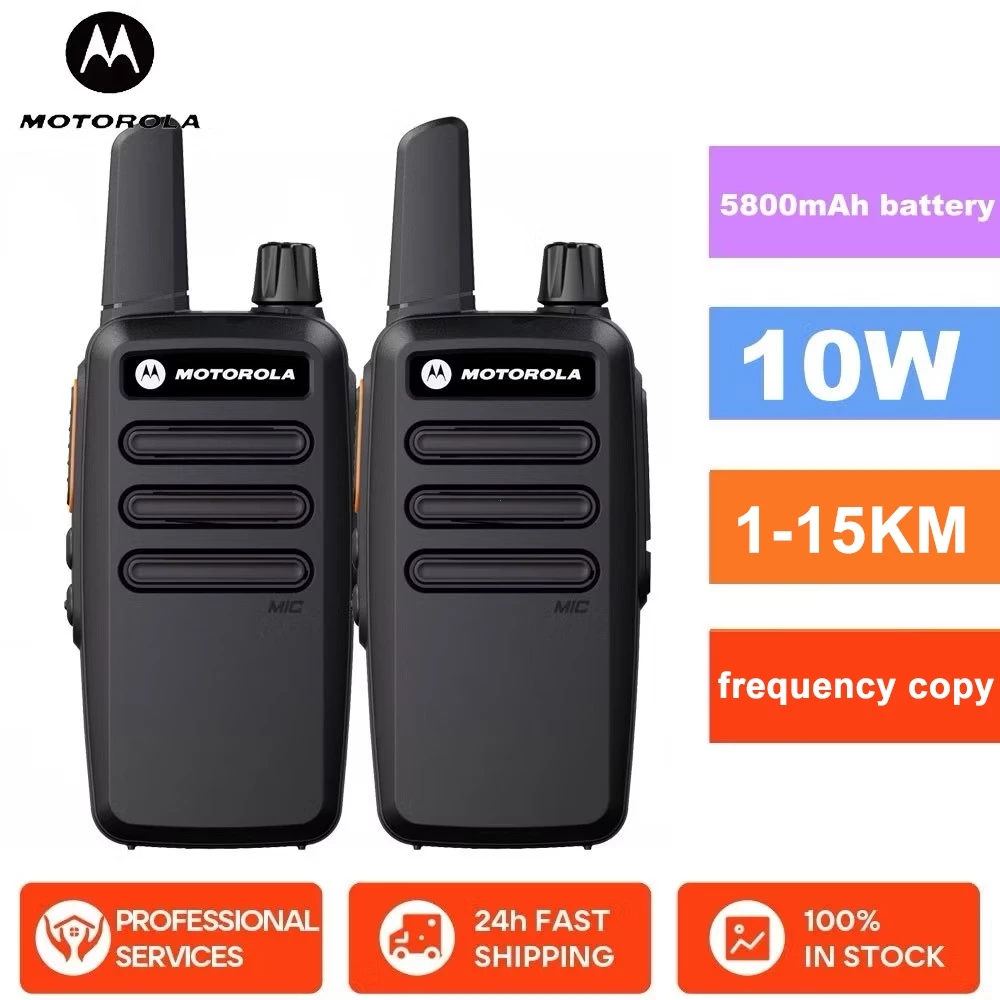 MOTOROLA Walkie Talkie Murah/HT Radio T62/HandyTalkie/headset K/antenna/Baterai Tahan Lama