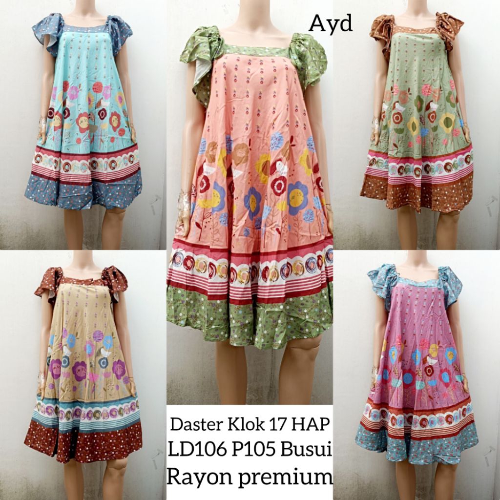 Daster payung HAP klok serut 17 bumil busui