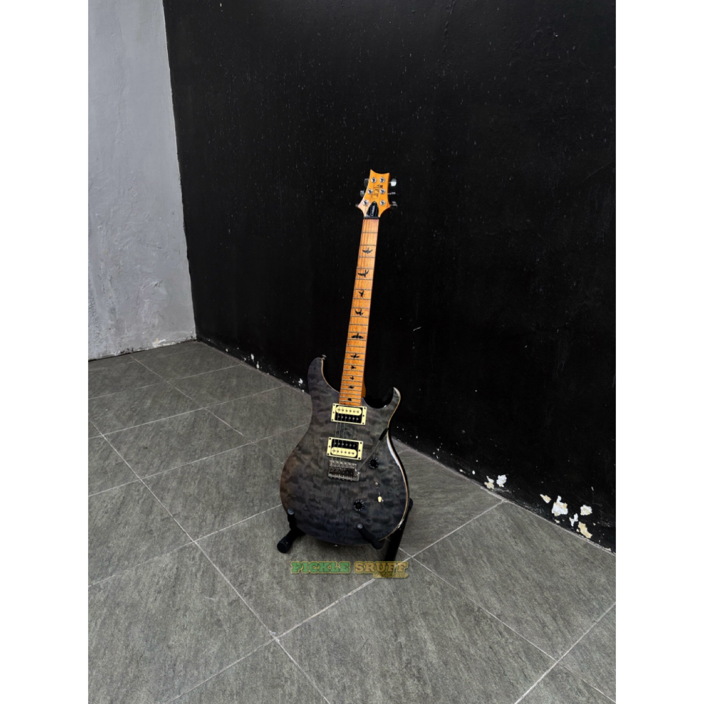 PRS SE CUSTOM 24 ROASTED MAPLE LIMITED GREY BLACK | GITAR PRS CUSTOM 24