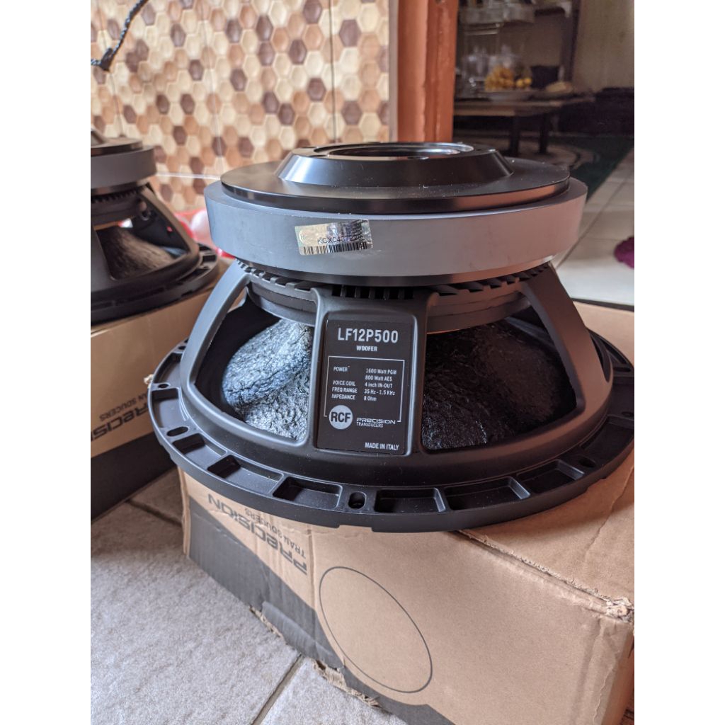 speaker rcf 12p500 subwoofer 12 inch suara mantap gler