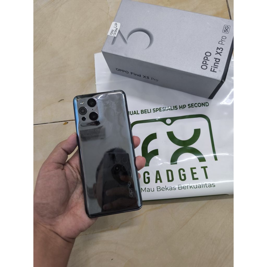 Oppo Find X3 Pro 12/256 Mantan Flagship Second Fullset Nominus