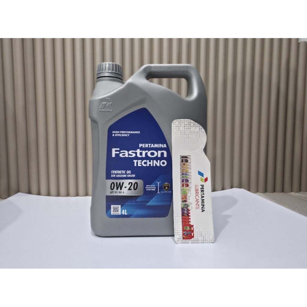 Oli Mesin Bensin / Gasoline Pertamina Fastron Techno sae0w20 SP/GF-6 Fully Synthetic Kemasan (4L) 40