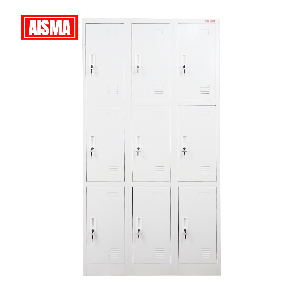 AISMA Loker 9 pintu - Loker Sekolah dan Kantor