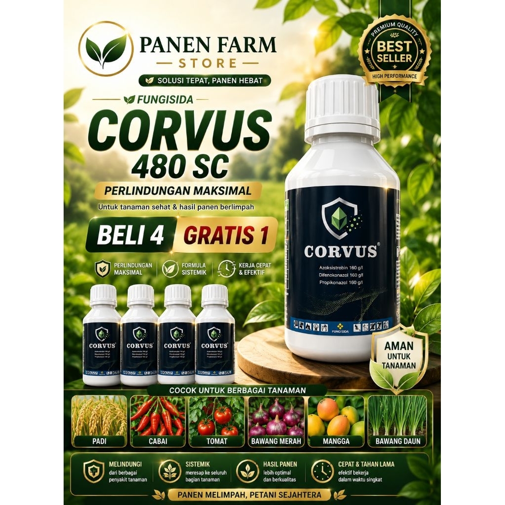 Fungisida corvus 480sc
