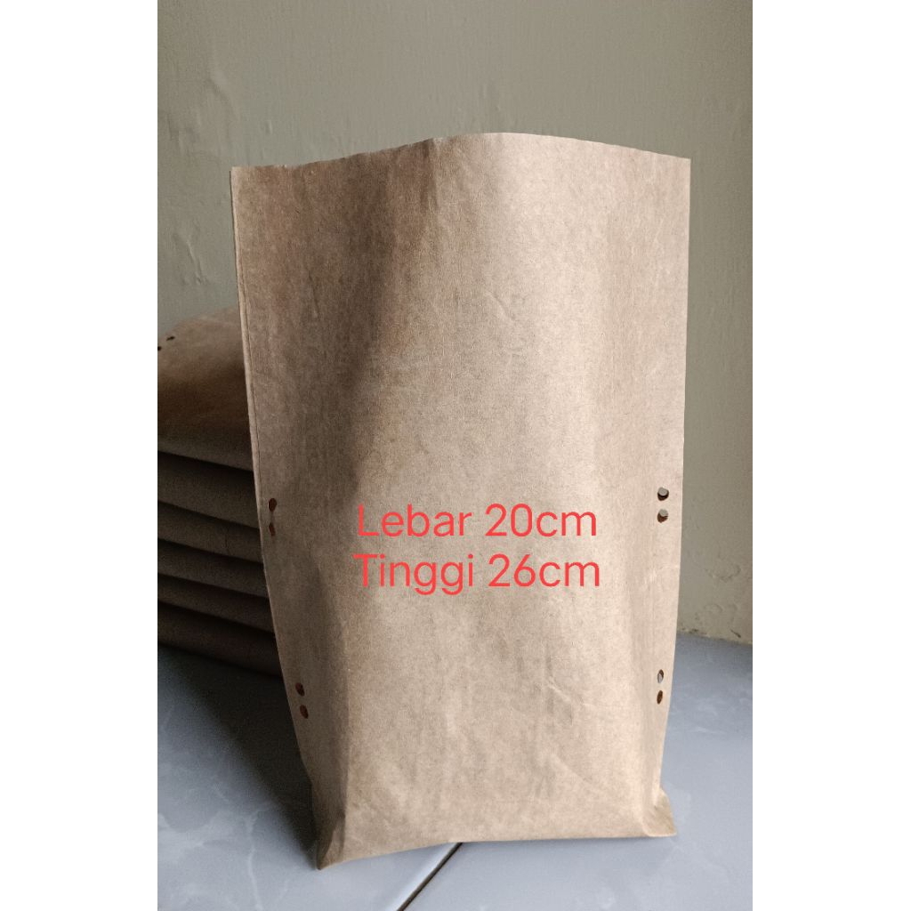 (isi 50 pcs) bungkus burung kertas semen ukuran 20x26cm