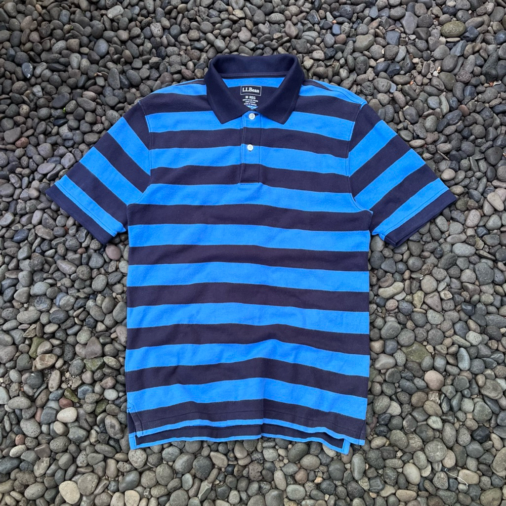 POLO SHIRT LL BEAN BIG STRIPE