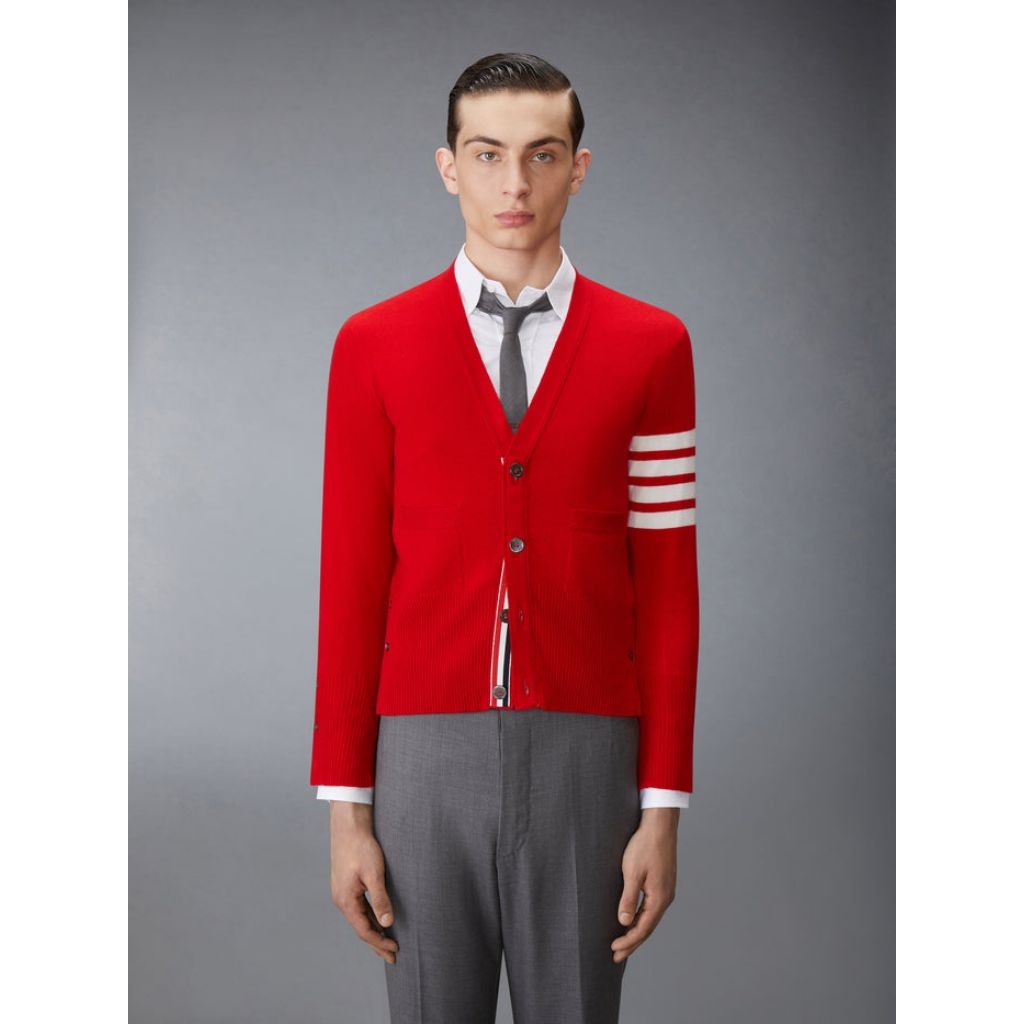 THOM BROWNE 4 BAR CARDIGAN WOMENS