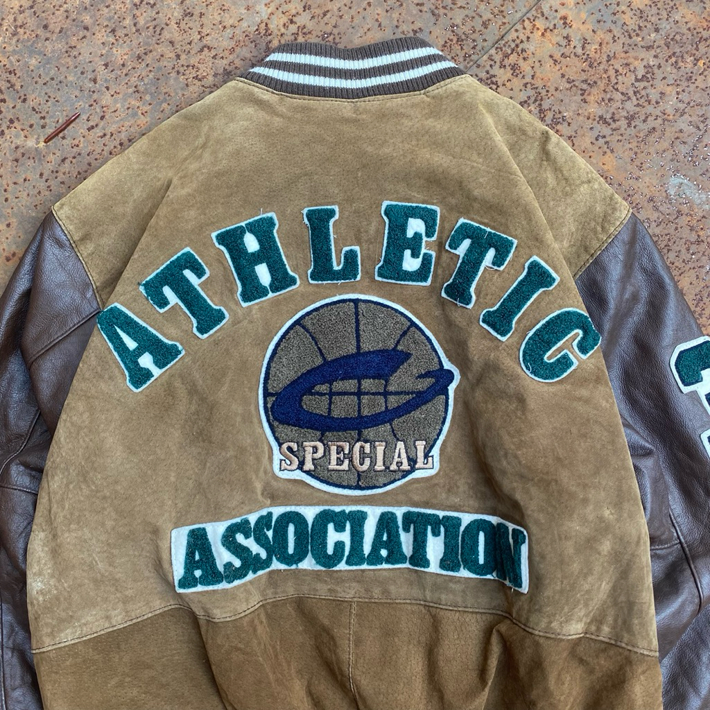 LEATHER VINTAGE JACKET VARSITY