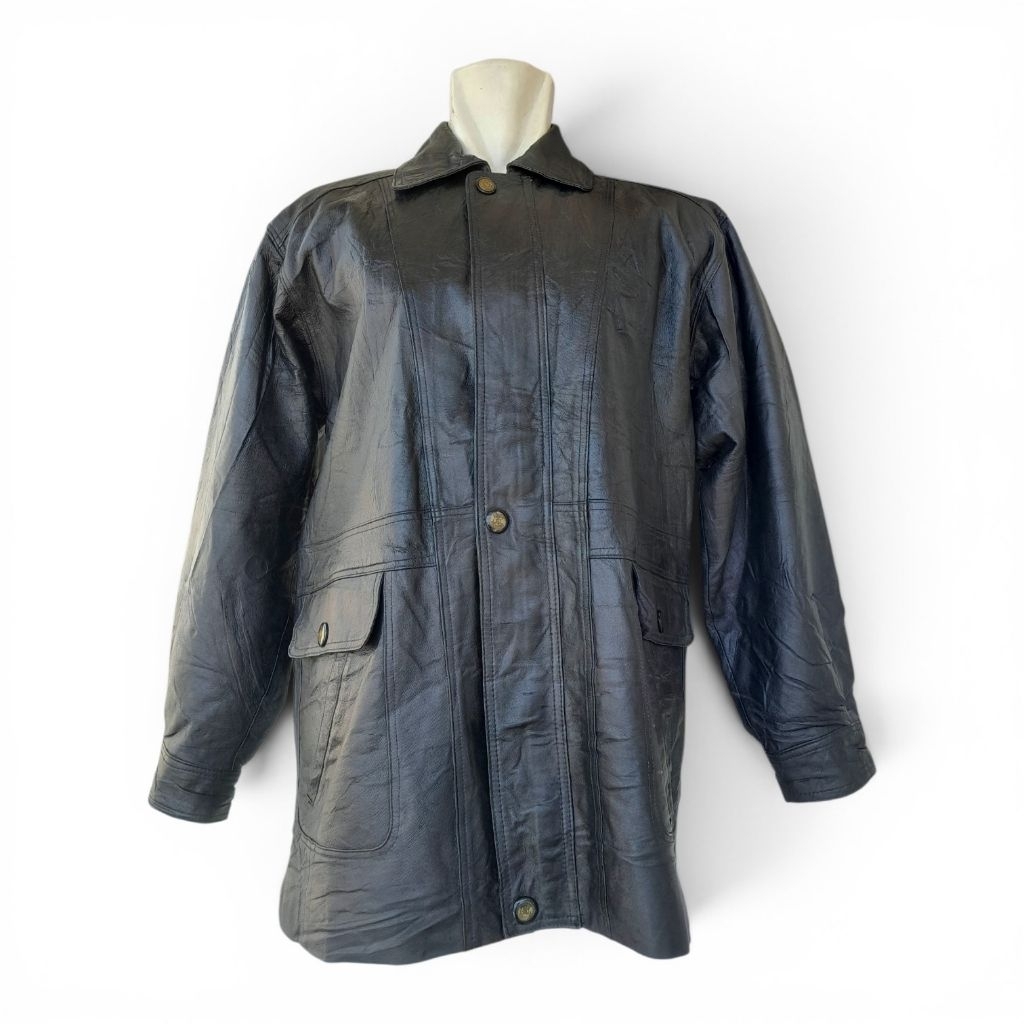 JAKET KULIT LEATHER JACKET PRELOVED 3