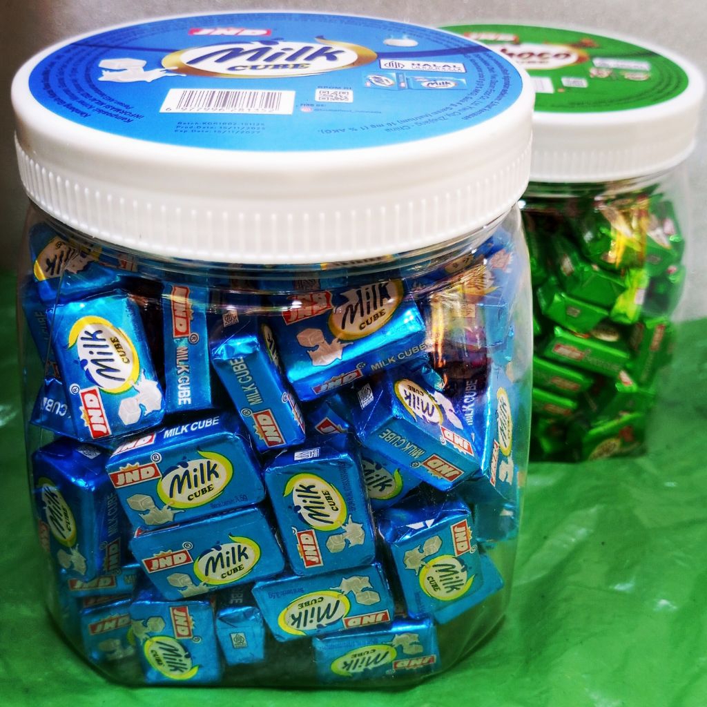 Milk Cube JND Permen Susu isi 120 (2 Rasa)