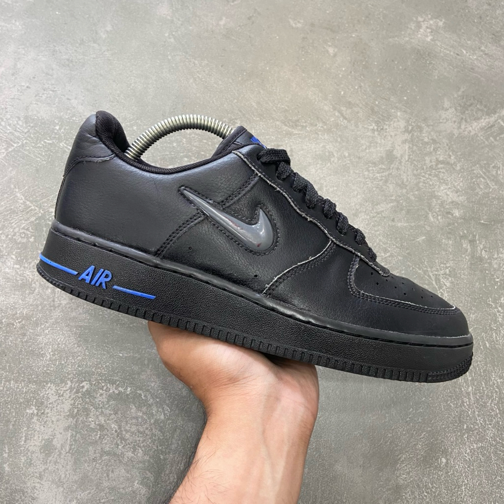 [Size 41] Nike Air Force 1 Low Jewel ‘Black’ Leather (CT3438-002) Second Original Kondisi Mulus Nomi