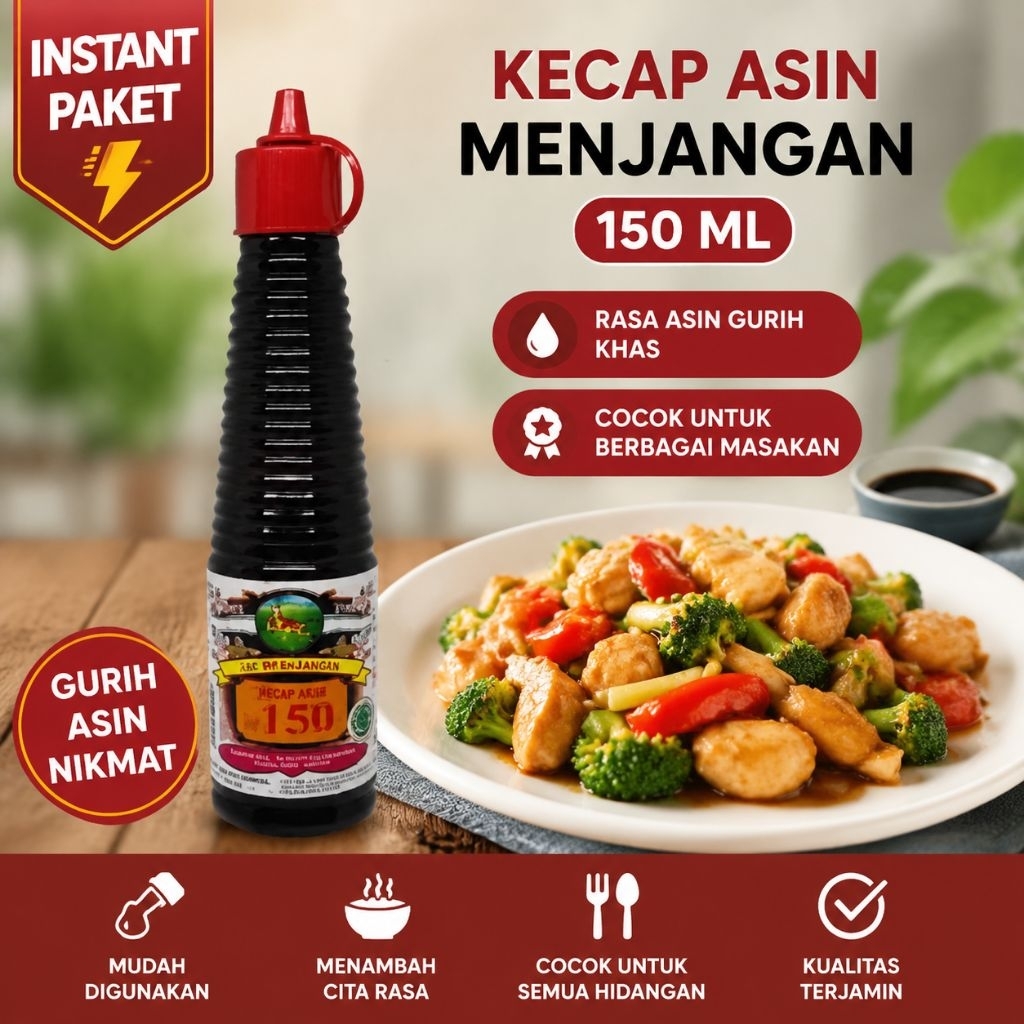 kecap asin menjangan 150 ml