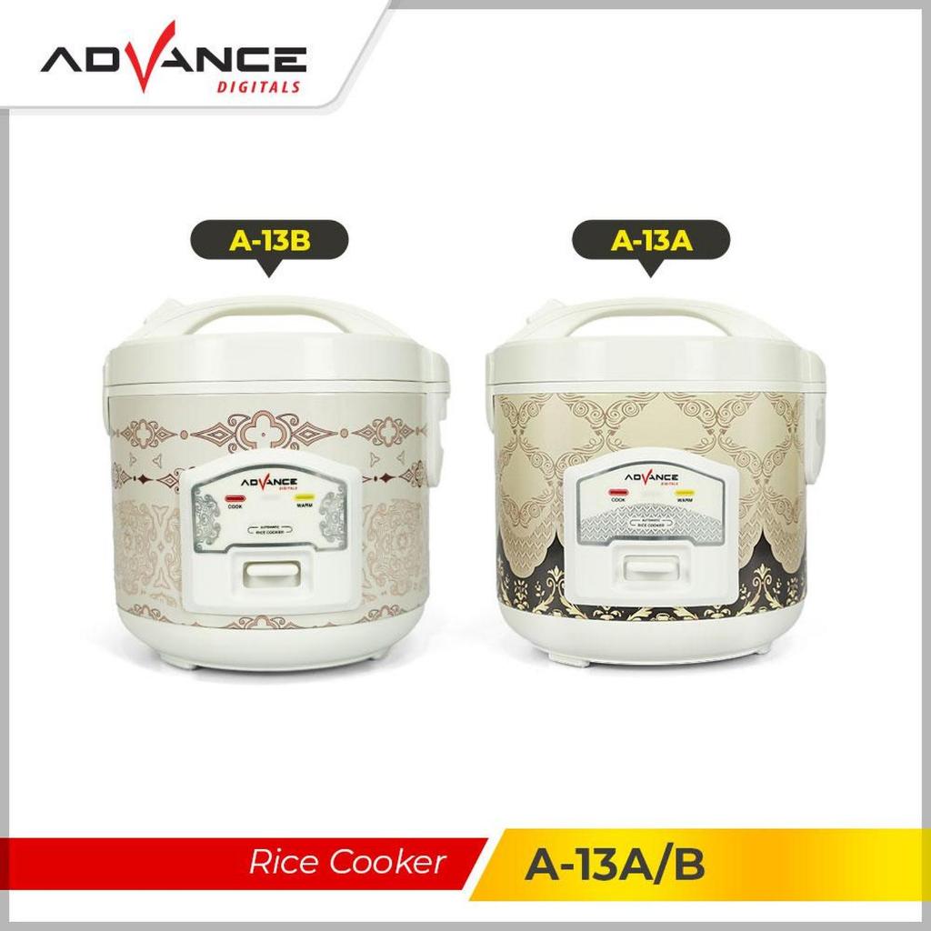 Advance Rice Cooker A-13 Penanak Nasi Serbaguna 3 in 1 Magic Com A13 A 13 Garansi 1 Tahun