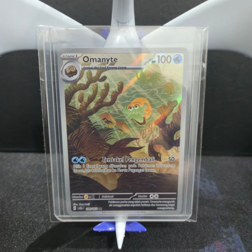 Kartu Pokemon Omanyte AR 180/165 IDN