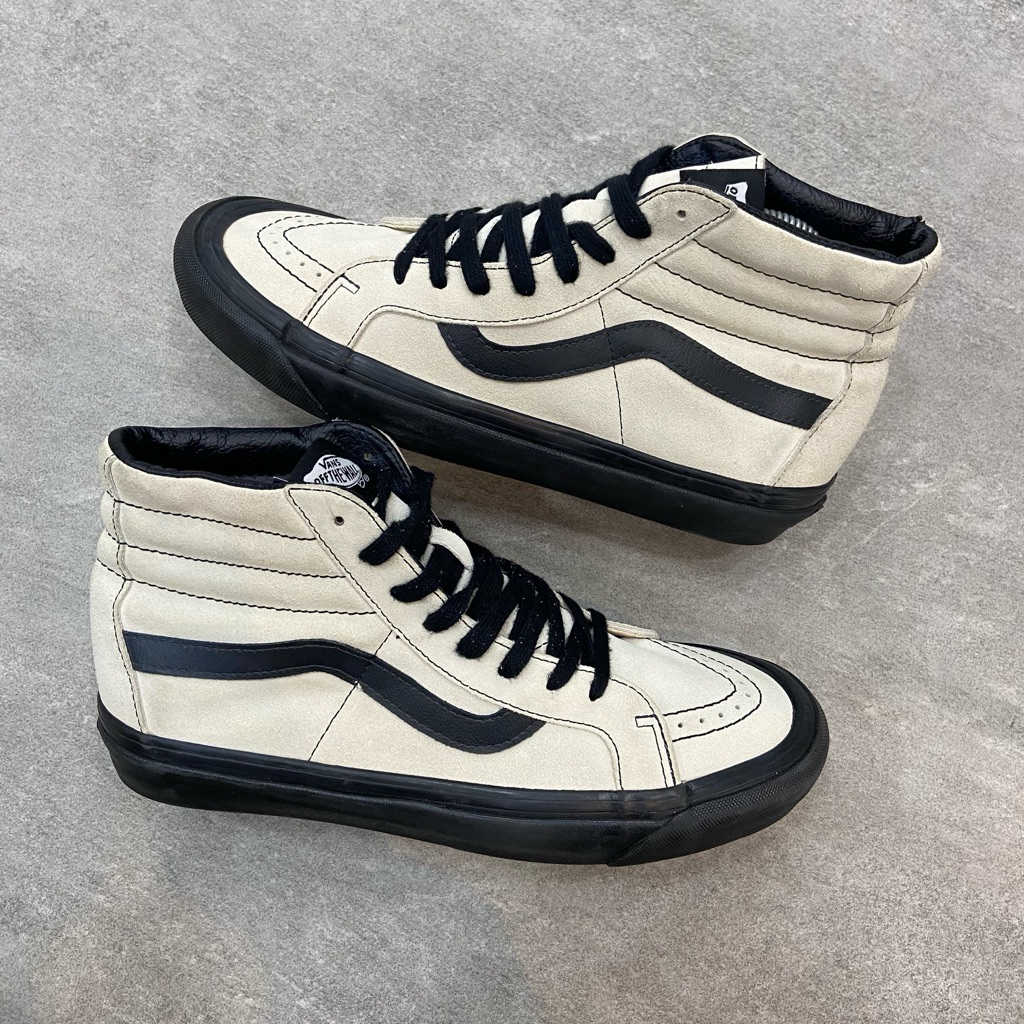 [Size 40.5] Rare Vans Sk8-High 38 DX Grey Black Suede Panelled Second Original Kondisi Mulus No Minu
