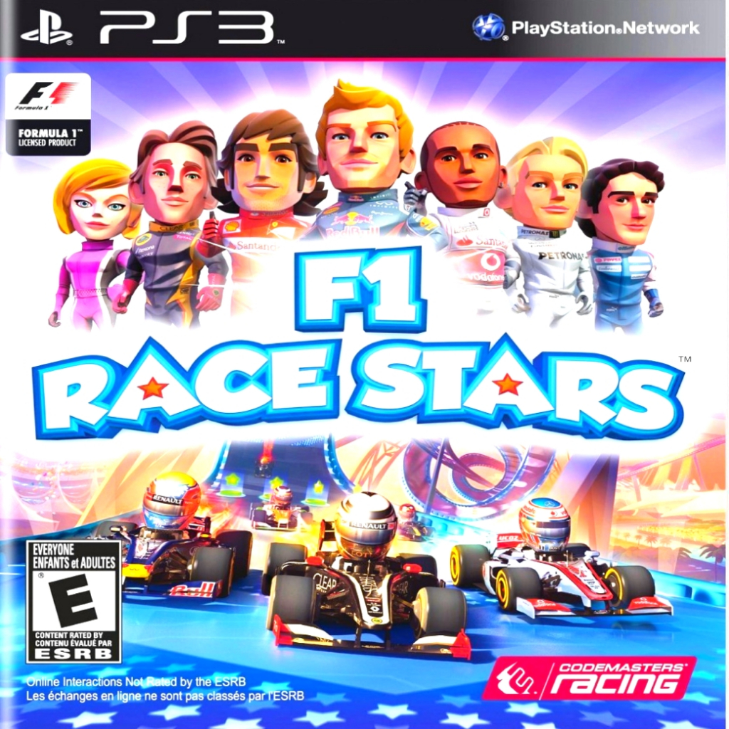 DVD Game PS3 Hen/CFW F1 Race Stars +DLC