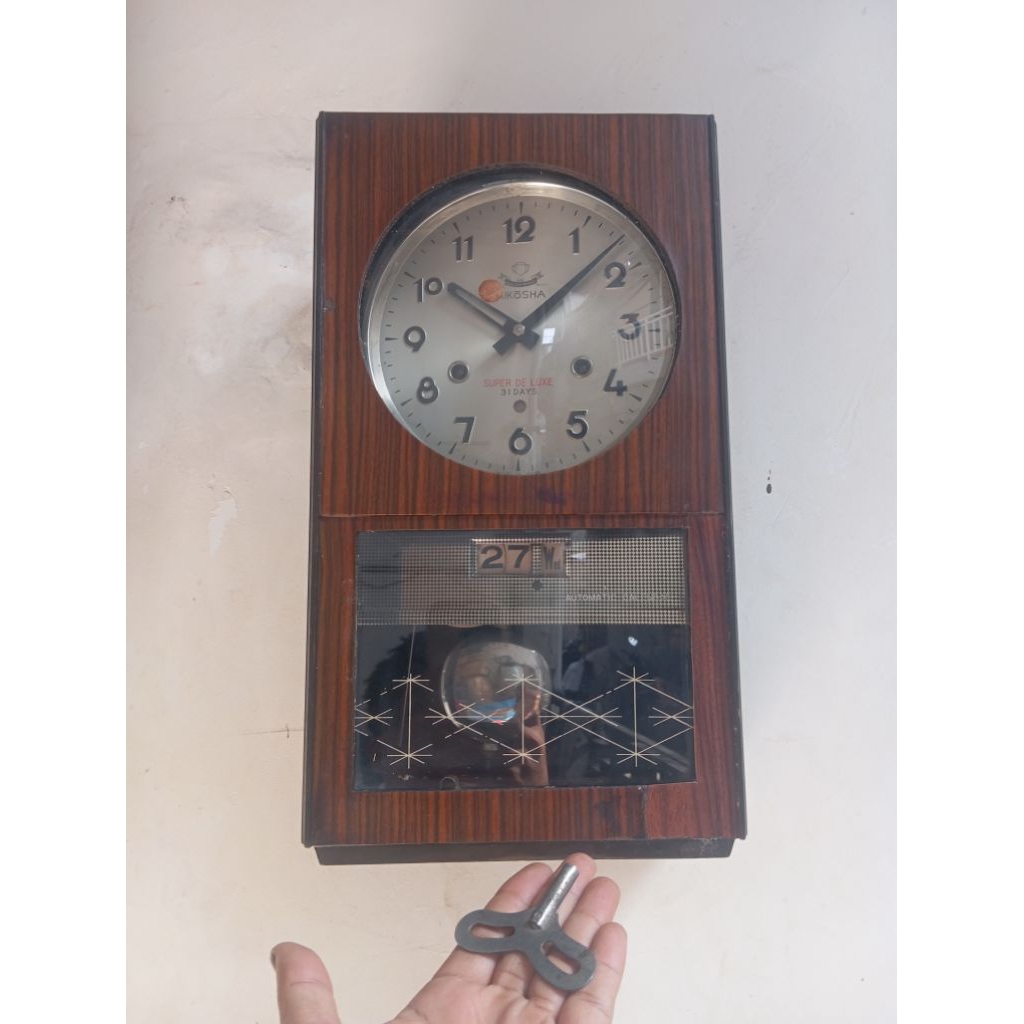 jam dinding jadul bandul antik