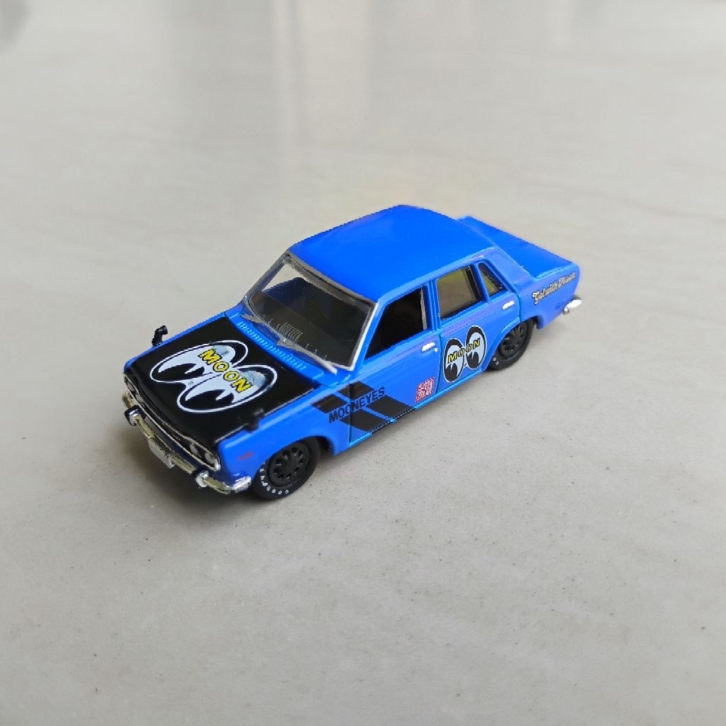 M2 Machines 1969 Datsun Bluebird Blue Mooneyes Loose