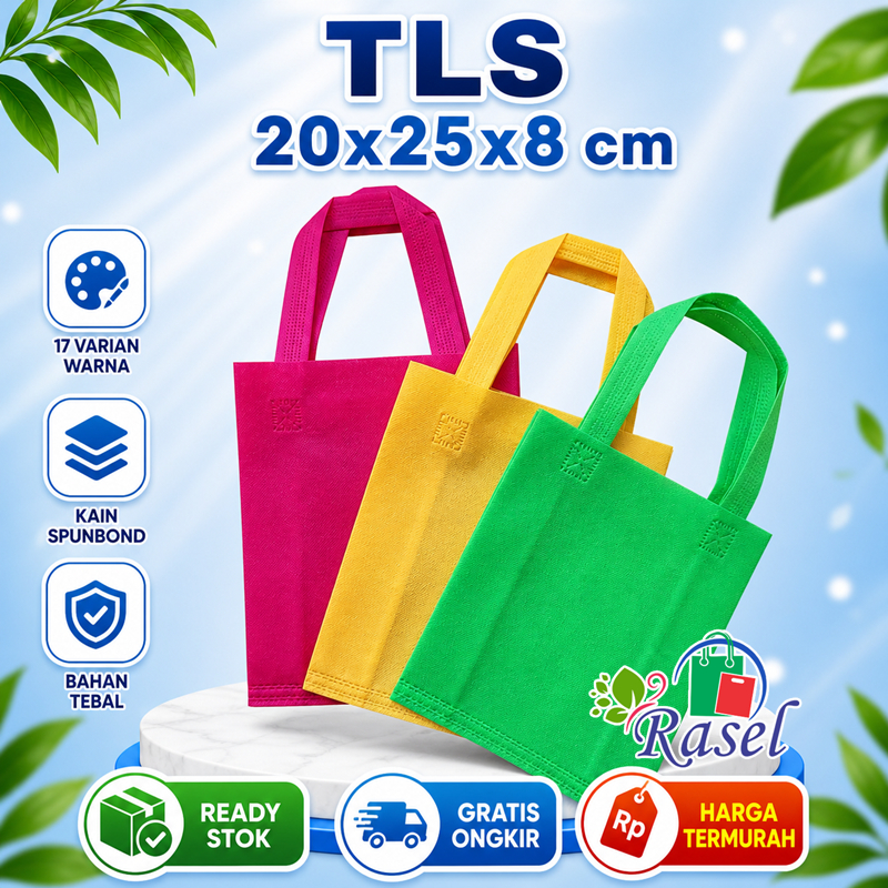 20x25x8 tas goodie bag apotik skincare handphone souvenir konter hp skin care optik kacamata apotek
