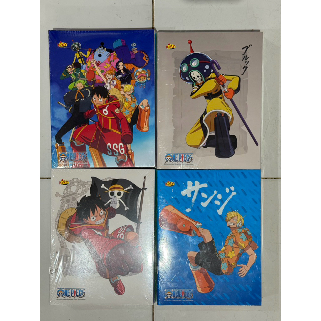 Buku Tulis KIKY One Piece Lisensi Isi 38 Lembar / Buku Kiky 38 Lbr / Buku Kiky Bergambar / Buku Kiky