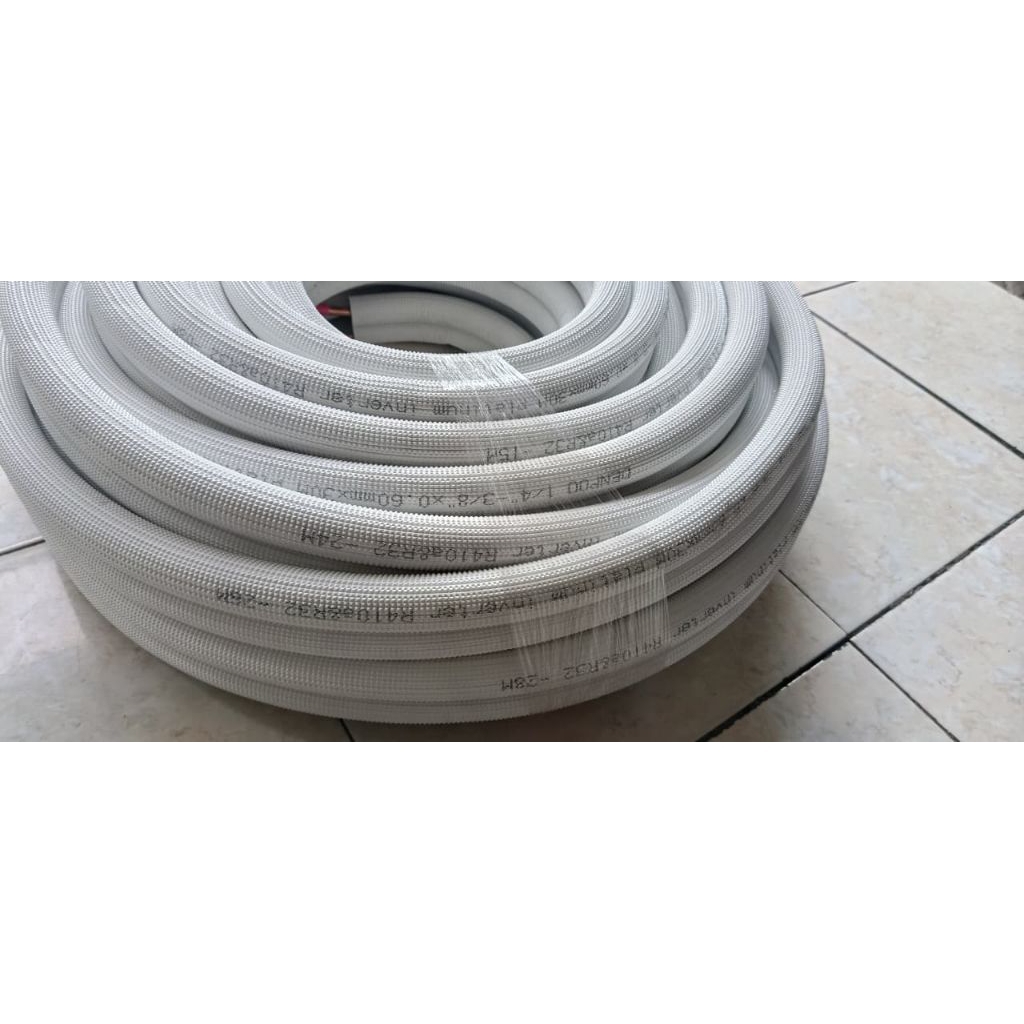 pipa AC/selang tembagaAC merk DENPOO PLATINUM 0,6 MM untuk semua merk ac non inverter/inverter