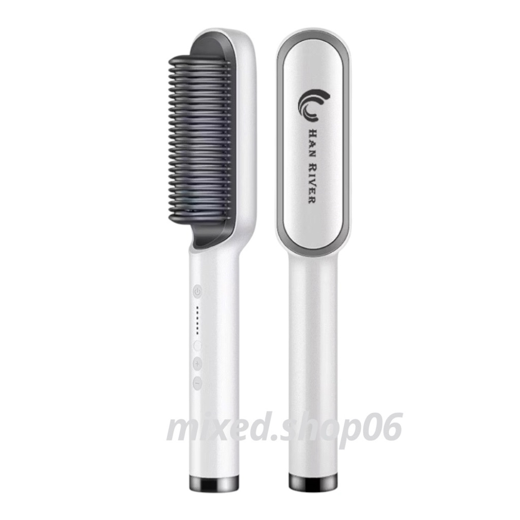 HAN RIVER Catokan Rambut 2 in 1 | Pelurus Rambut | Sisir Listrik | dijual kembali belum pernah dipak