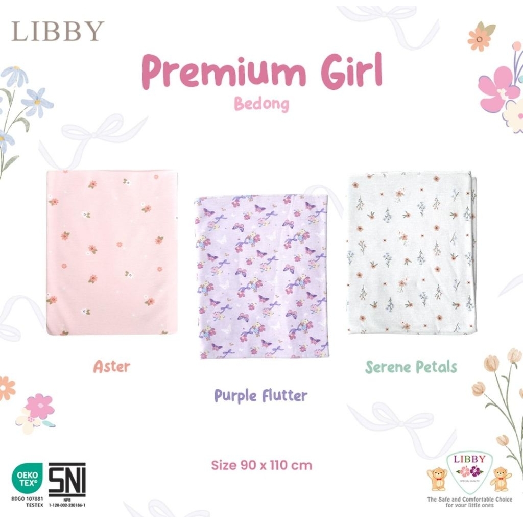 Libby Premium Bedong Bayi Perempuan