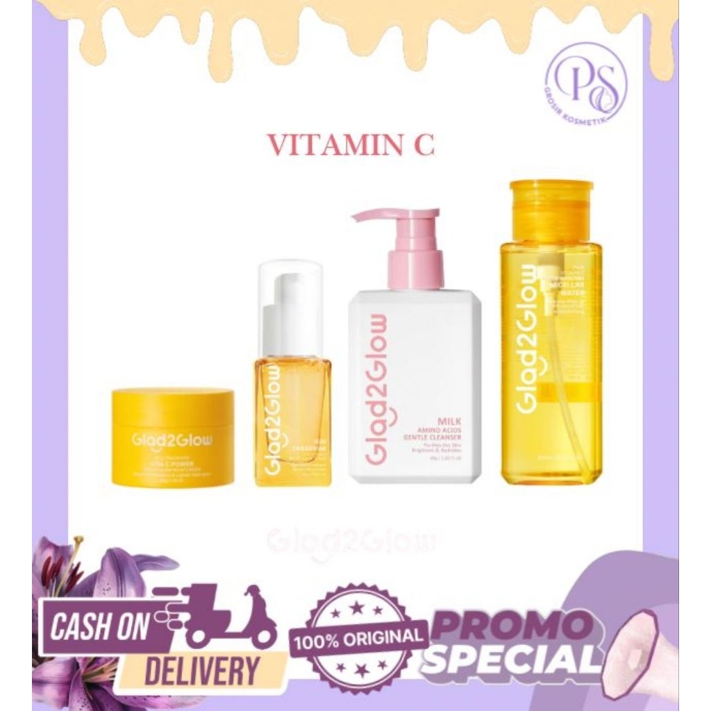 GLAD2GLOW PAKETAN G2G VITAMIN C|| skincare g2g vit c