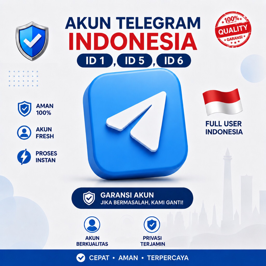 akun telegram lama/tua siap pakai ID 1 ID 5 ID 6
