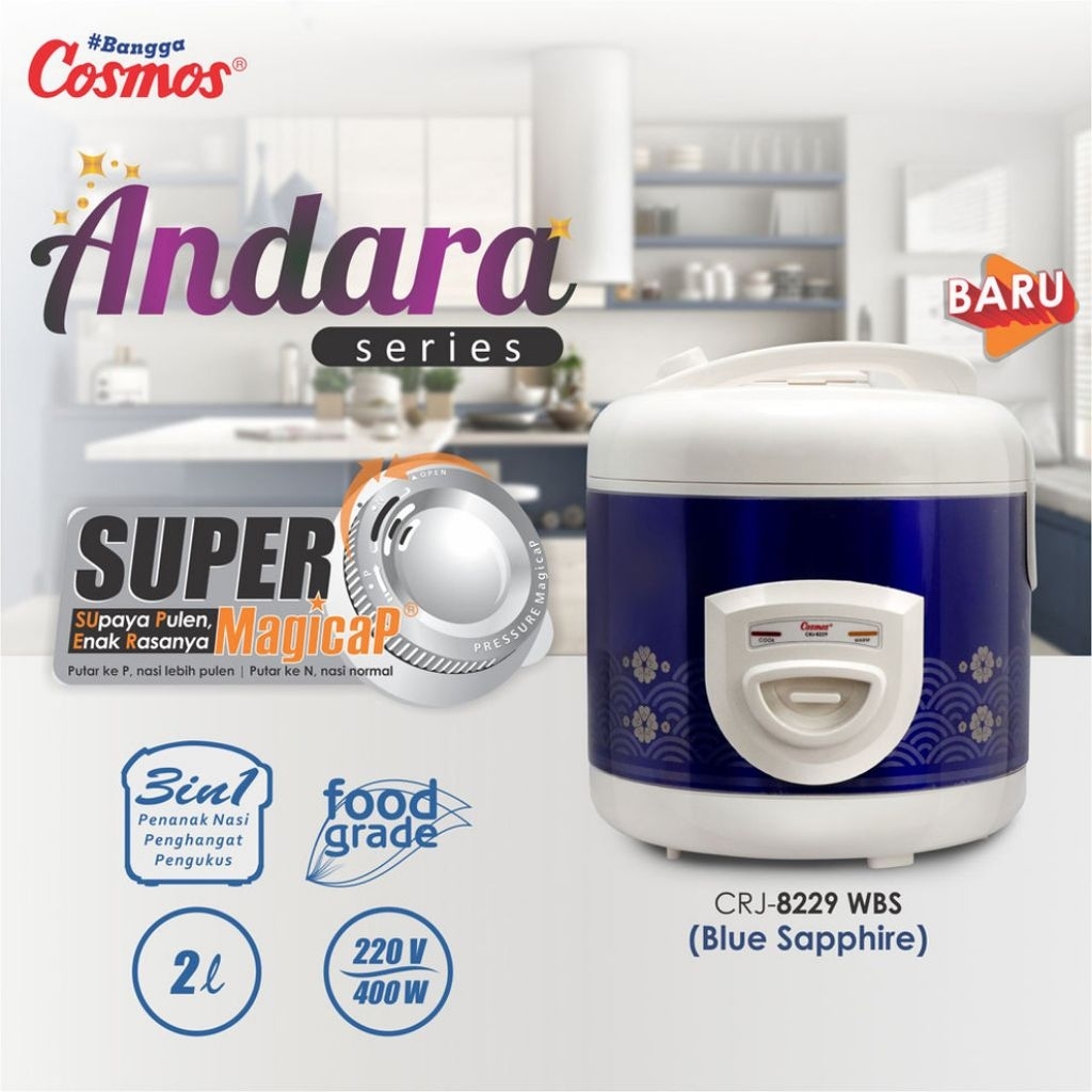 MAGICOM / RICE COOKER COSMOS CRJ-8229 2 Liter