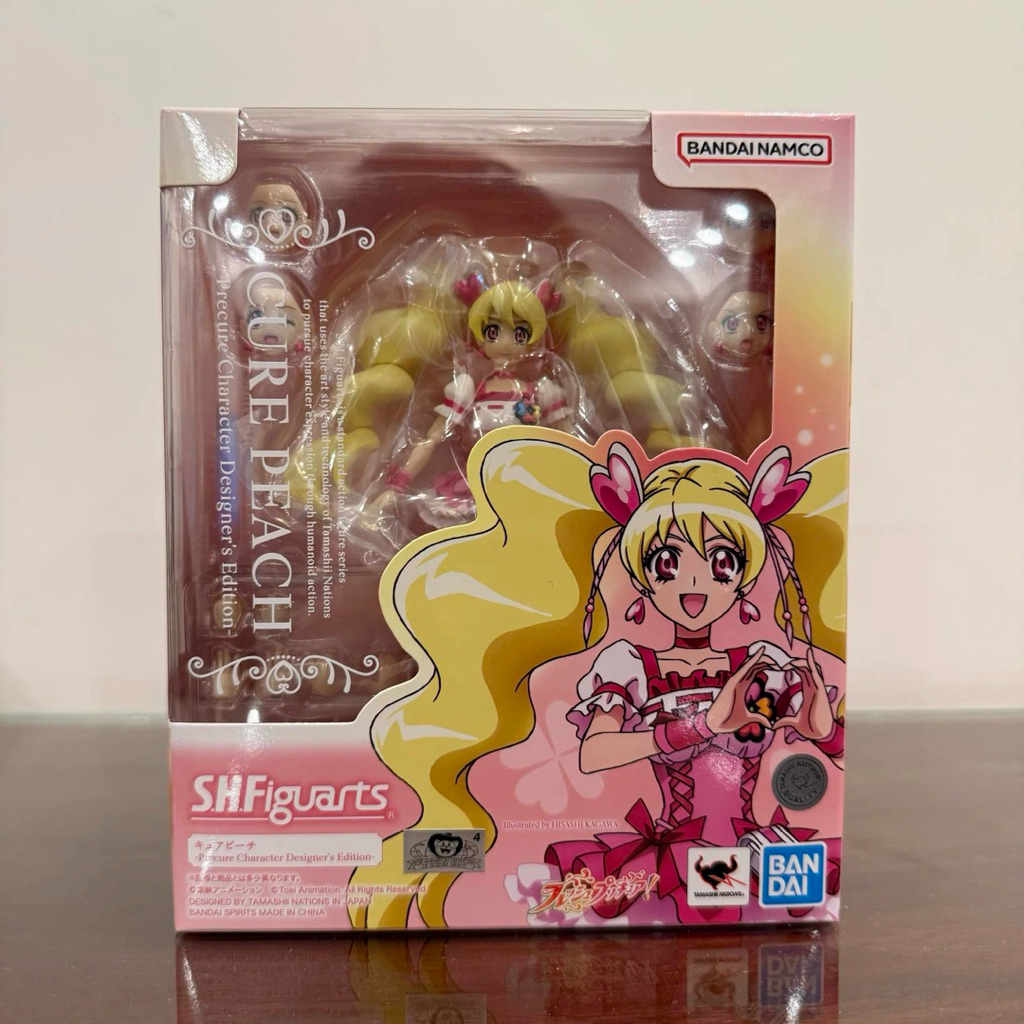 BANDAI | S.H.Figuarts Fresh Pretty Cure Cure Peach (Precure Character Design’s Edition) Figure
