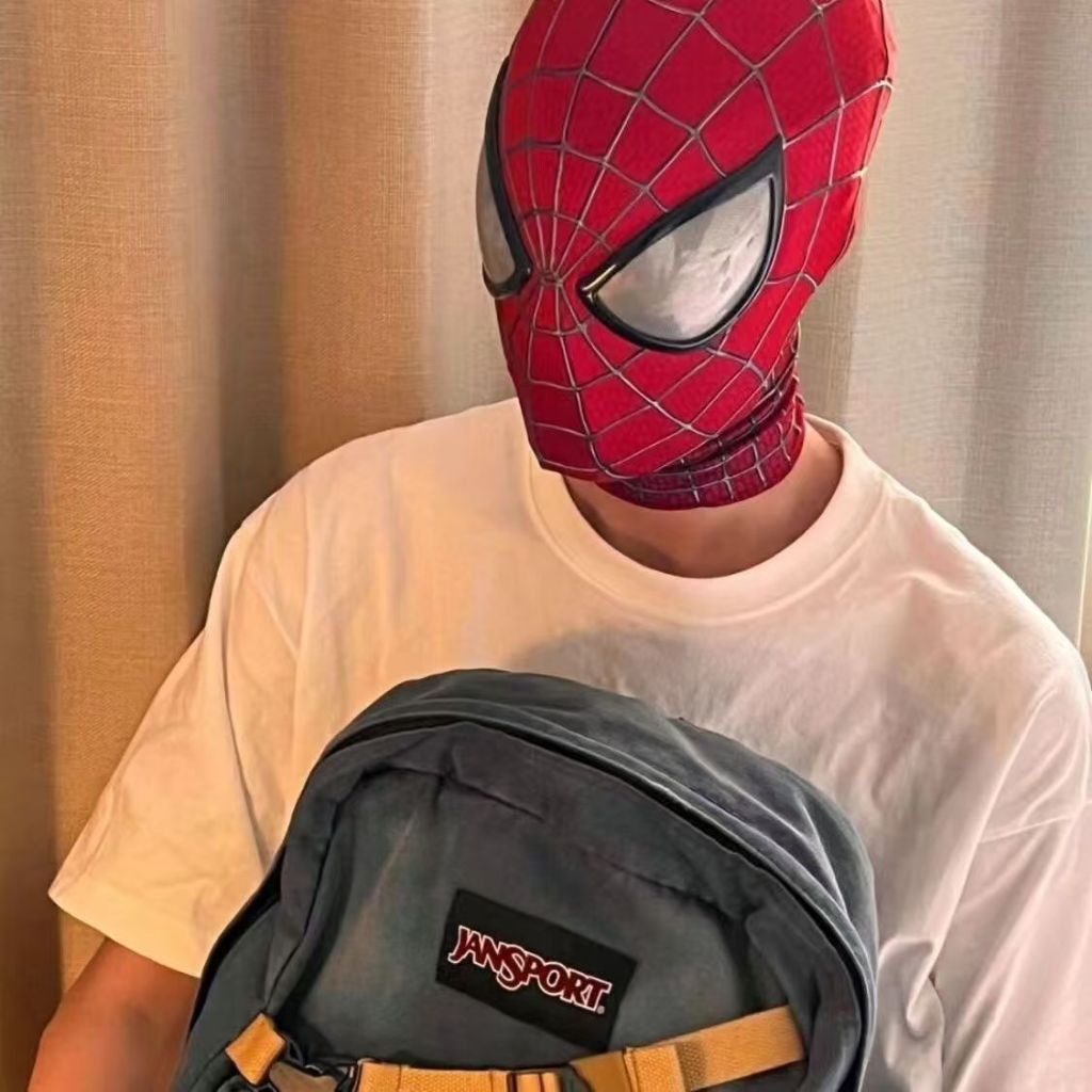 backpack Tas Ransel KapasitasBesar, Tas Sekolah Kampus Trendi Unisex,Model Tas Peter Parker (Spider-