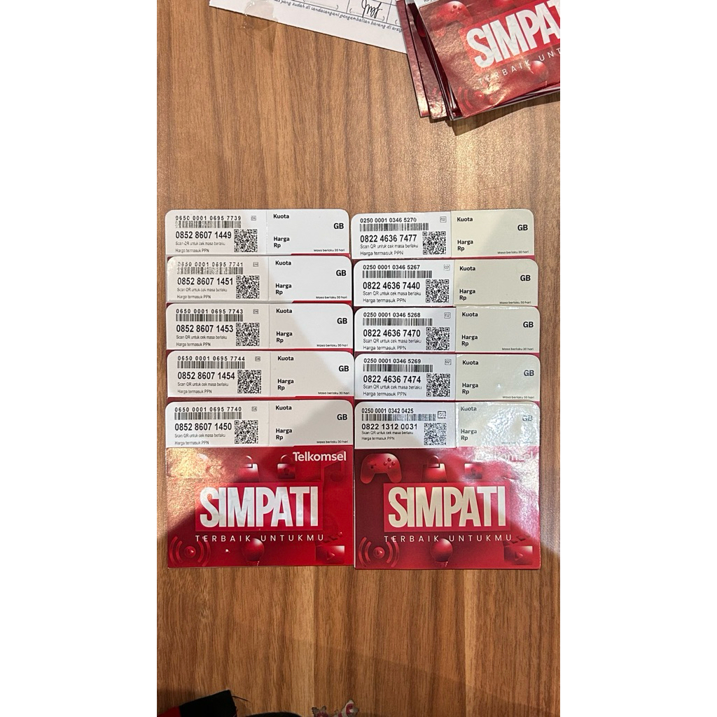 Kartu Perdana Telkomsel Simpati 3GB Kuota Internet