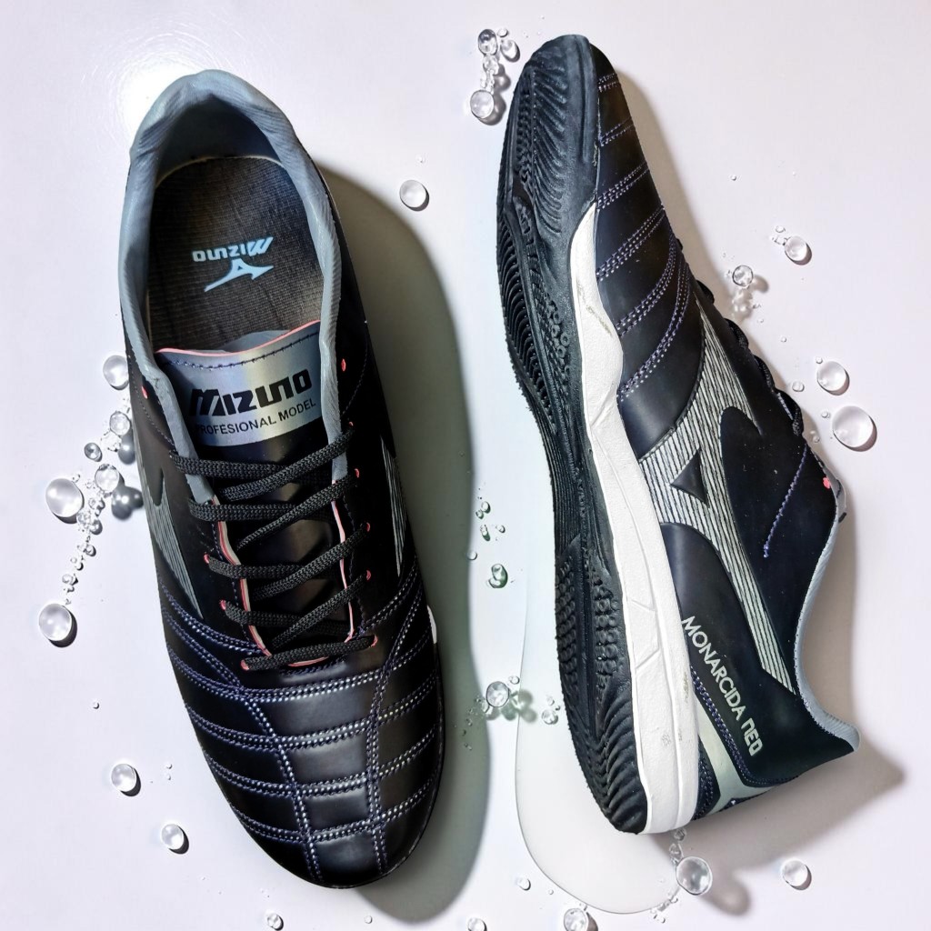 Sepatu Futsal Mizuno Monarcida Neo Black Silver