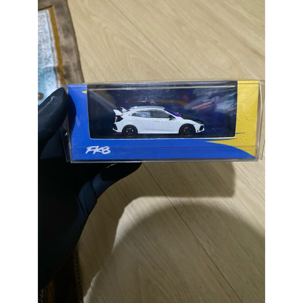 ym model civic fk8 spoon white 1/64