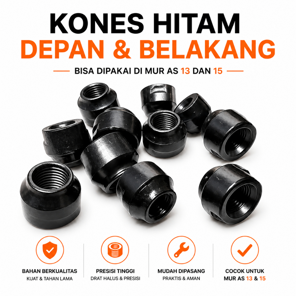 Cones Conis Ponis As Sepeda DEPAN BELAKANG Poros Hub Bos As Sepeda Anak Dewasa size BMX FIXIE MTB ko