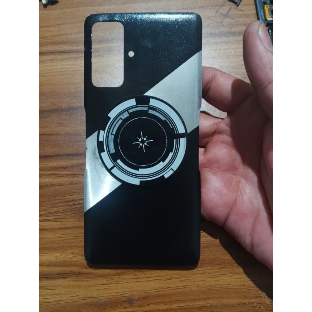 Tutup Baterai backdoor metal Almunium poco f4 gt