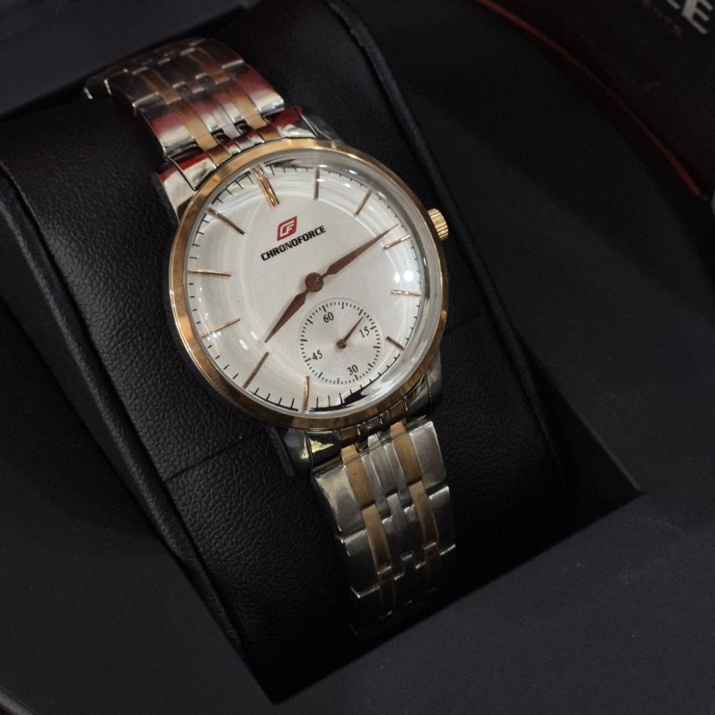 Chronoforce 5281 L Jam Tangan Wanita Stainless Steel