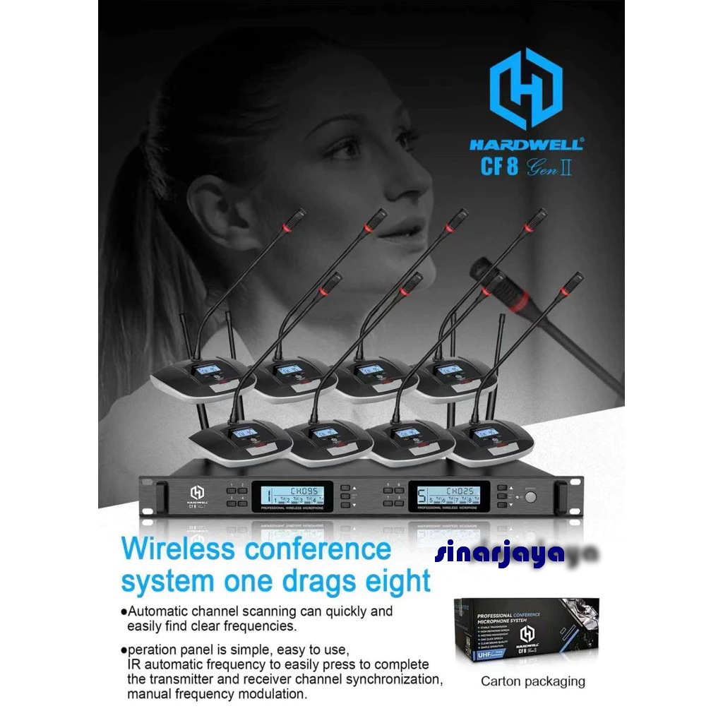 mic podium hardwell cf8 gen 2 original mic wireless hardwell cf 8