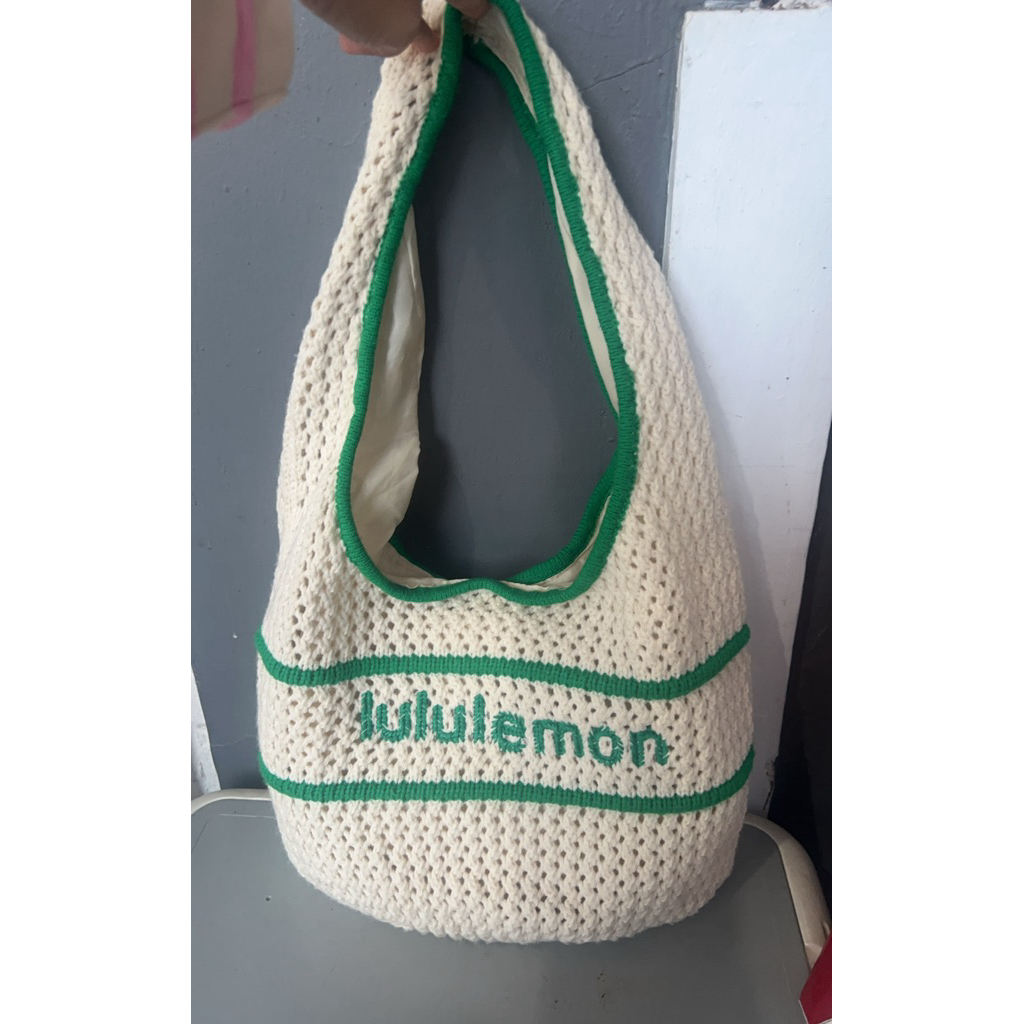preloved tas Lululemon rajut #taslululemon #lululemon