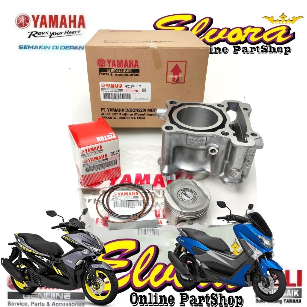 Blok seher plus piston Kit Yamaha Nmax Old Aerox 155 Original