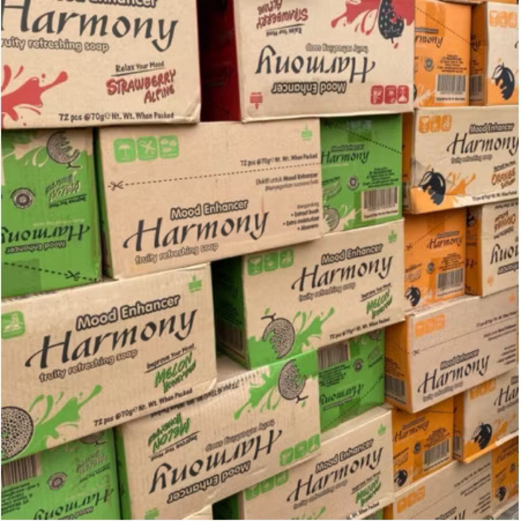 [1 DUS ISI 72 PCS] Harmony Sabun Batang 1 Dus / Sabun Harmony Batang / Sabun Shinzui Batang