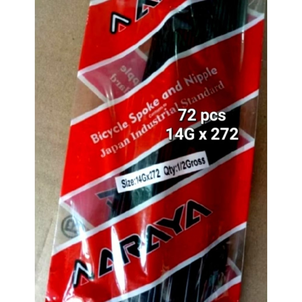 Ruji Jari2 Spoke Sepeda Fixie Roadbike 700C STAINLES  warna hitam RUJI FIXIE STAINLES HITAM Ruji 272