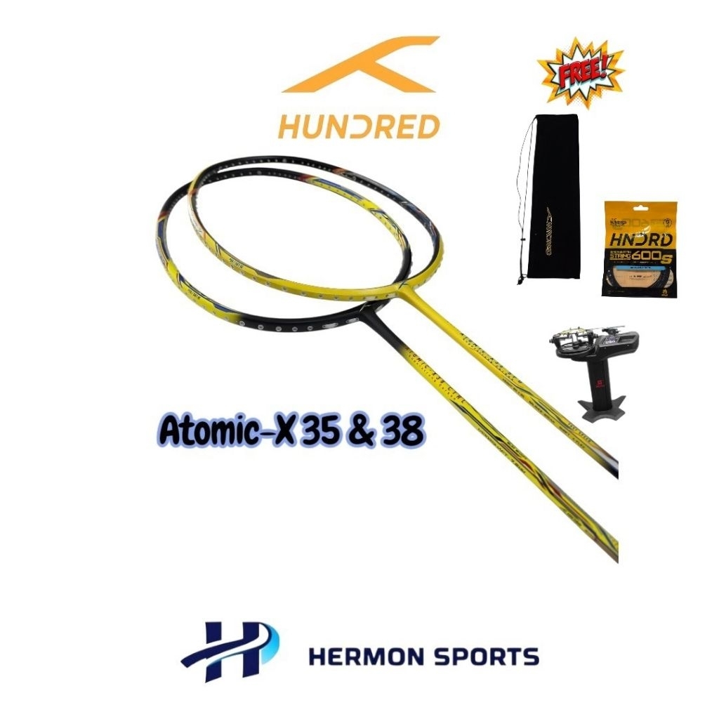Raket Hundred Atomic-X38 & Atomic-X35 Original