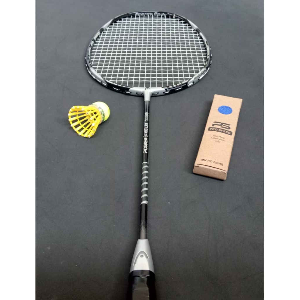 Raket bulutangkis badminton bekas second original head power helix 10000