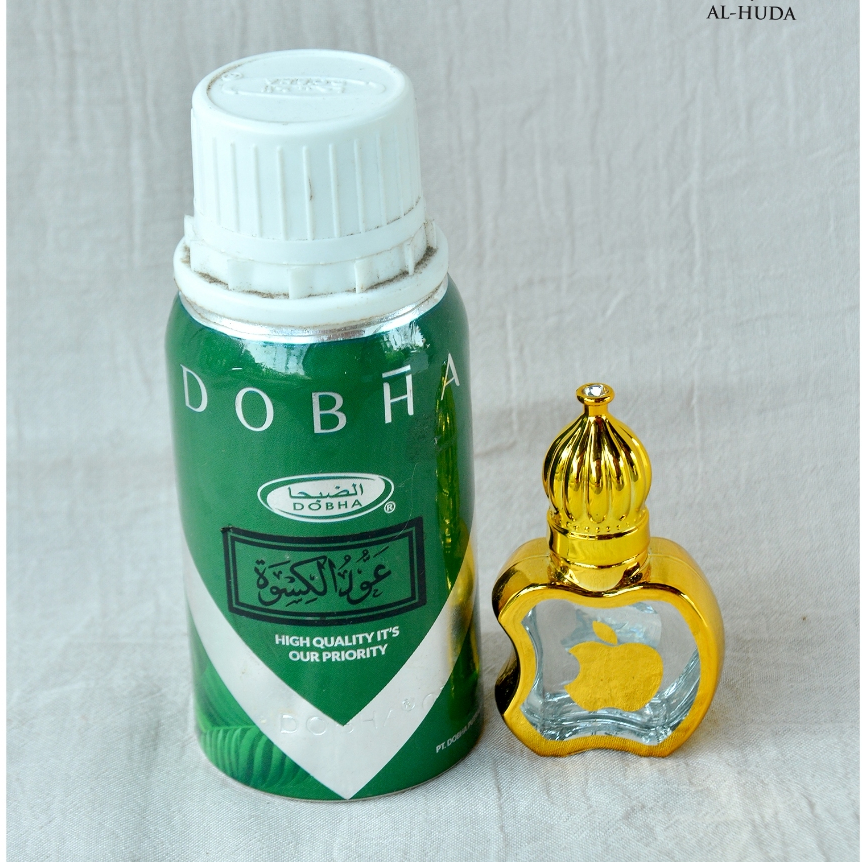 [REFILL] Parfume Oud Kiswah Dobha isi ulang 6ml&10ml dengan botol roll saudi motif elegant