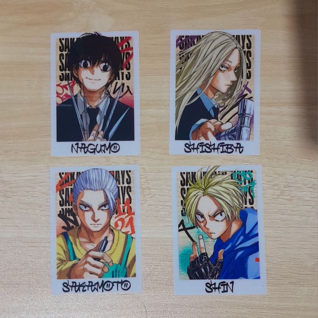 (Read desc) Official Sakamoto Days Clear Polaroid Photocard Jump Giga Winter 2025