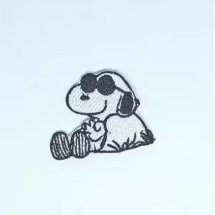 bordir biasa logo dada ana anjing