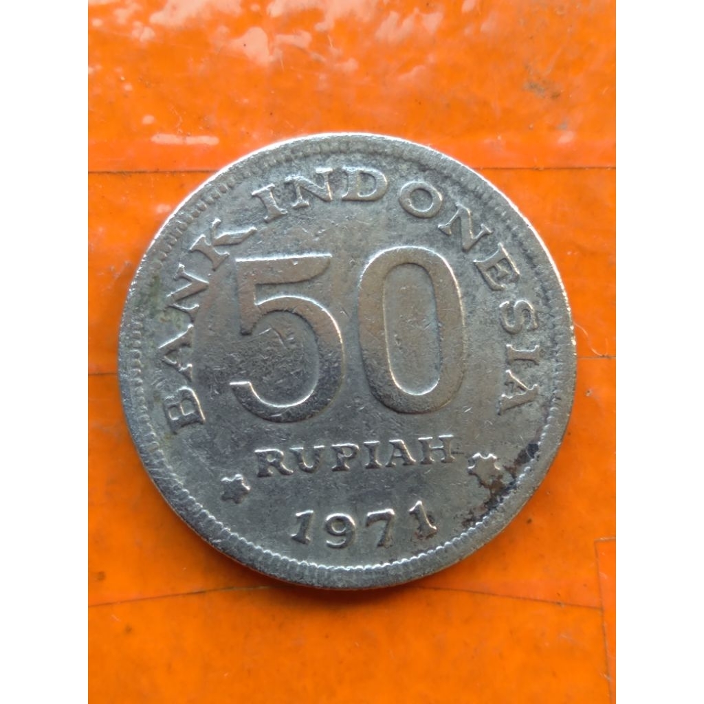 koin kuno 50 rupiah 1971